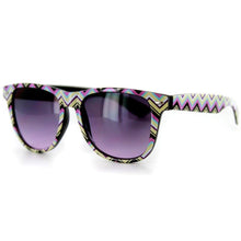 Load image into Gallery viewer, &quot;Boomerang&quot; Wayfarer Sunglasses with Mod Retro Frames for Stylish Men and Women